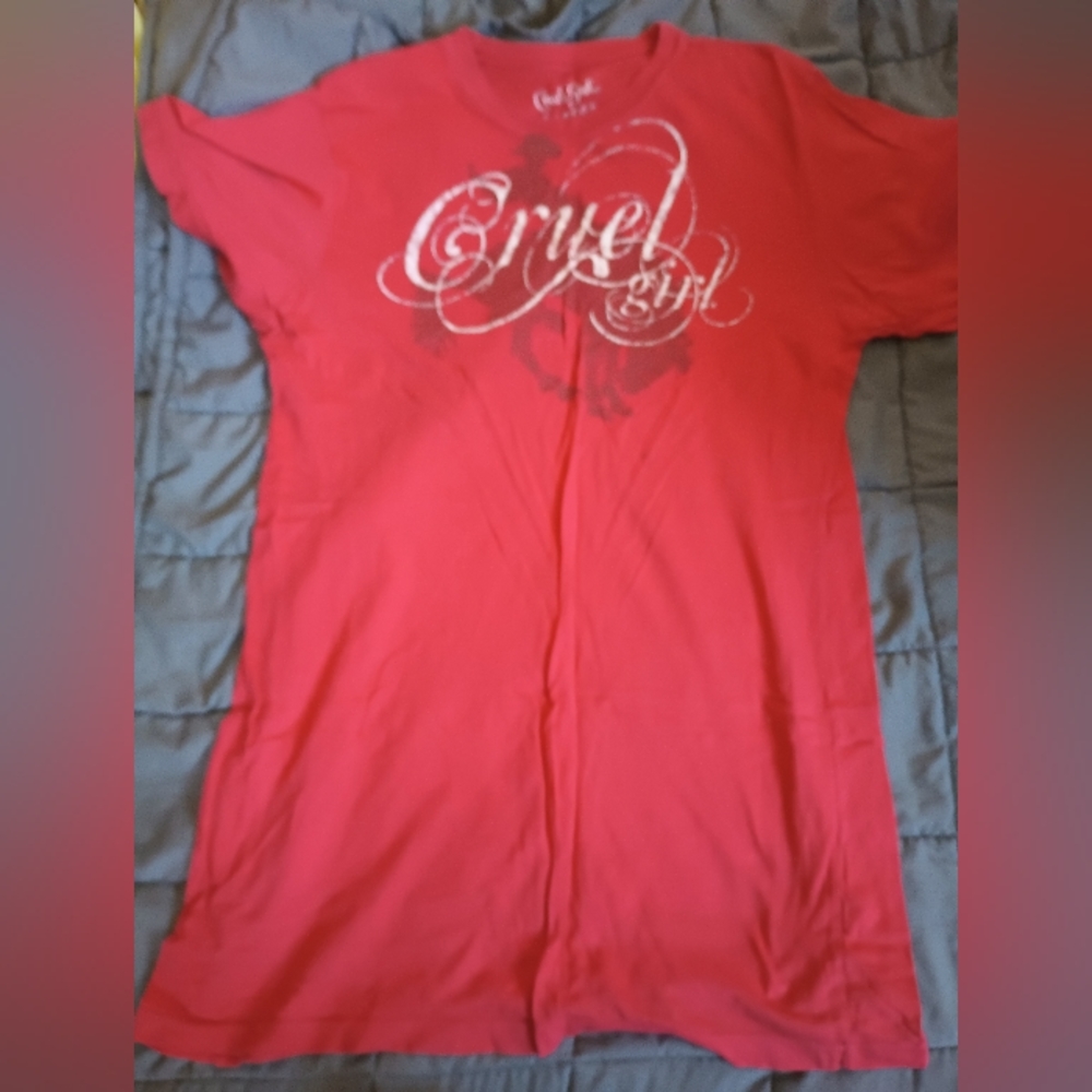 Cruel Girl top XL red